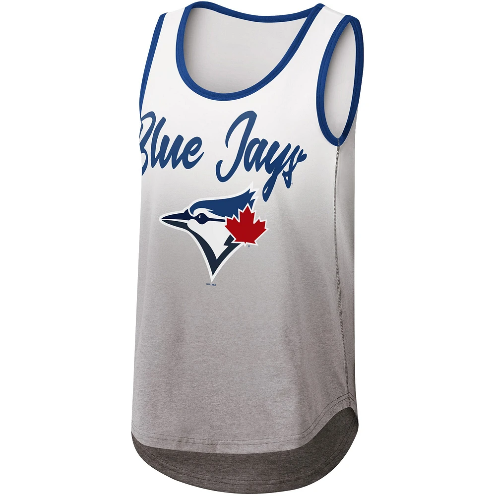 Women's G-III 4Her by Carl Banks White Toronto Blue Jays Logo Opening Day - Tank Top