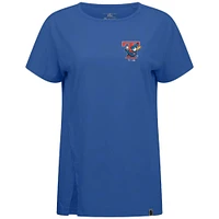 T-shirt à logo Core Influx de la collection Cooperstown des Royal Toronto Blue Jays pour femme Levelwear