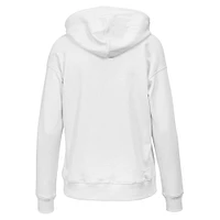Sweat à capuche blanc Toronto Blue Jays Adorn Retro Team 2.0 pour femme Levelwear