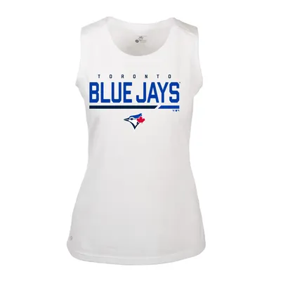 G-III 4Her by Carl Banks Women's White Toronto Blue Jays Tater Tank Top