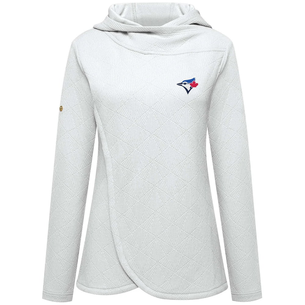 Sweat à capuche blanc Levelwear pour femmes des Blue Jays de Toronto Sycamore