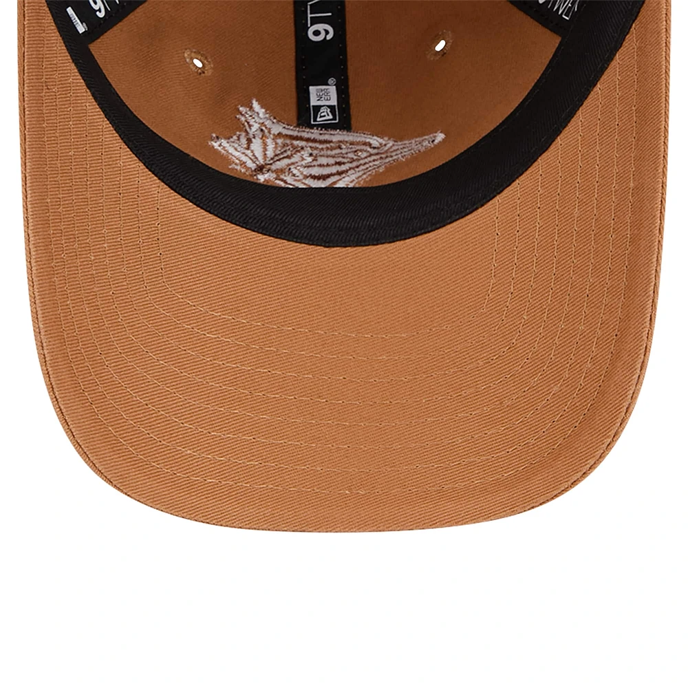 Casquette réglable 9TWENTY marron des Blue Jays de Toronto New Era pour femme