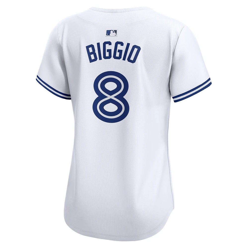 Maillot de joueur Nike Cavan Biggio blanc Toronto Blue Jays Home Limited pour femme