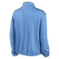 Women's Nike Powder Blue Toronto Jays Rewind Splice Half-Zip - Sweatshirt