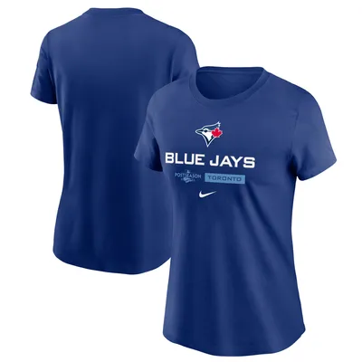 T-shirt Nike Royal Toronto Blue Jays 2022 Postseason Authentic Collection pour femme