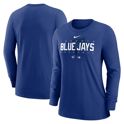 Women's Nike Royal Toronto Blue Jays Authentic Collection Legend Performance Long Sleeve T-Shirt