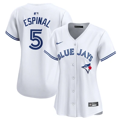 Maillot de joueur Nike Santiago Espinal pour femme, blanc, Toronto Blue Jays Home Limited