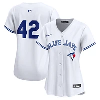 Women's Nike  White Toronto Blue Jays 2024 Jackie Robinson Day Home Limited Jersey