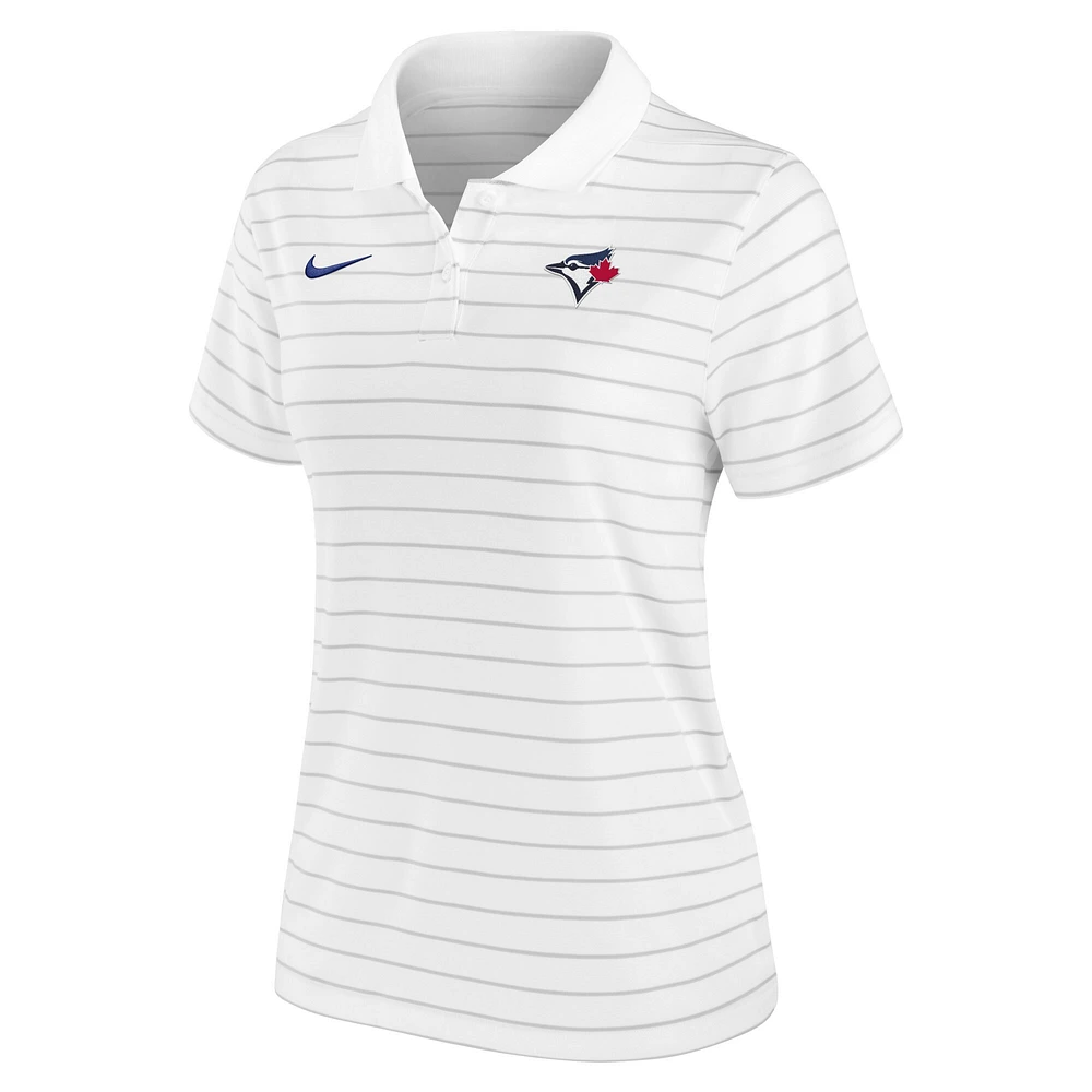 Women's Nike White Toronto Blue Jays Authentic Collection Victory Performance Polo