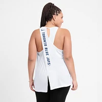 Women's Nike White Toronto Blue Jays Team Performance Crossback Tank Top