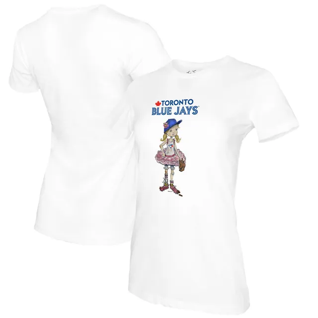 Lids Toronto Blue Jays Tiny Turnip Women's Mom T-Shirt - White