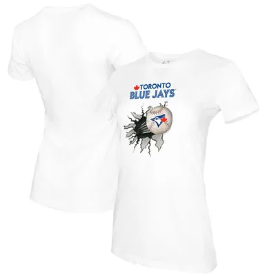 Toronto Blue Jays Tiny Turnip Youth Peace Love Baseball T-Shirt