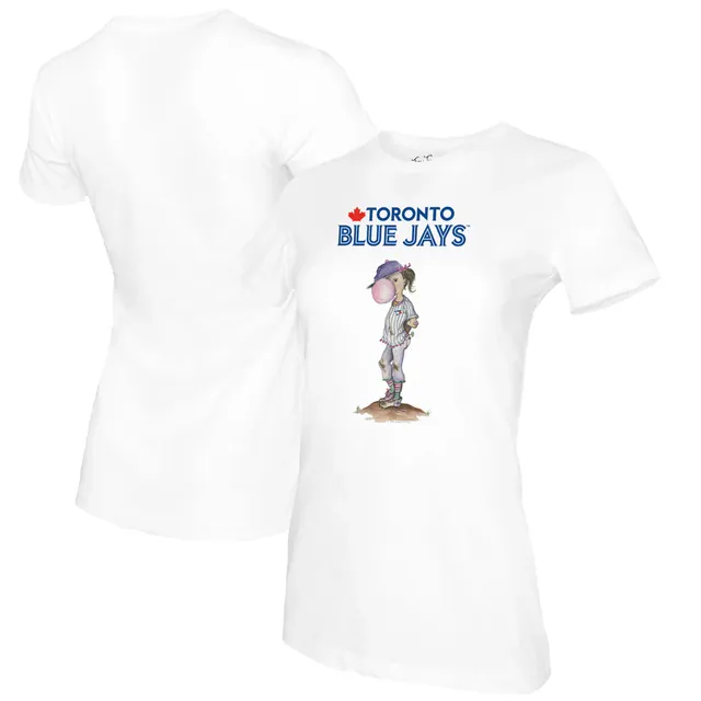 Toronto Blue Jays Tiny Turnip Women's Bronto T-Shirt - White