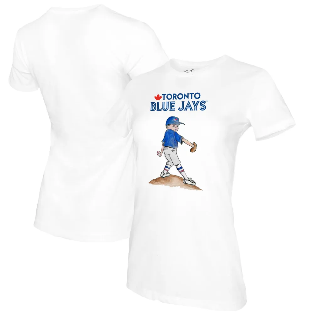 Lids Toronto Blue Jays Tiny Turnip Youth Clemente T-Shirt - White