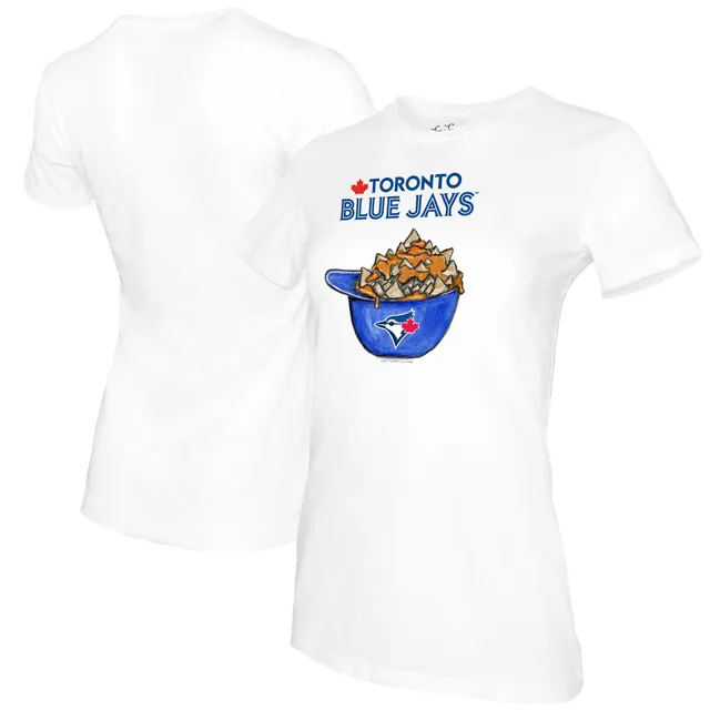 Lids Toronto Blue Jays Tiny Turnip Youth Stacked 3/4-Sleeve Raglan T-Shirt  - White/Royal