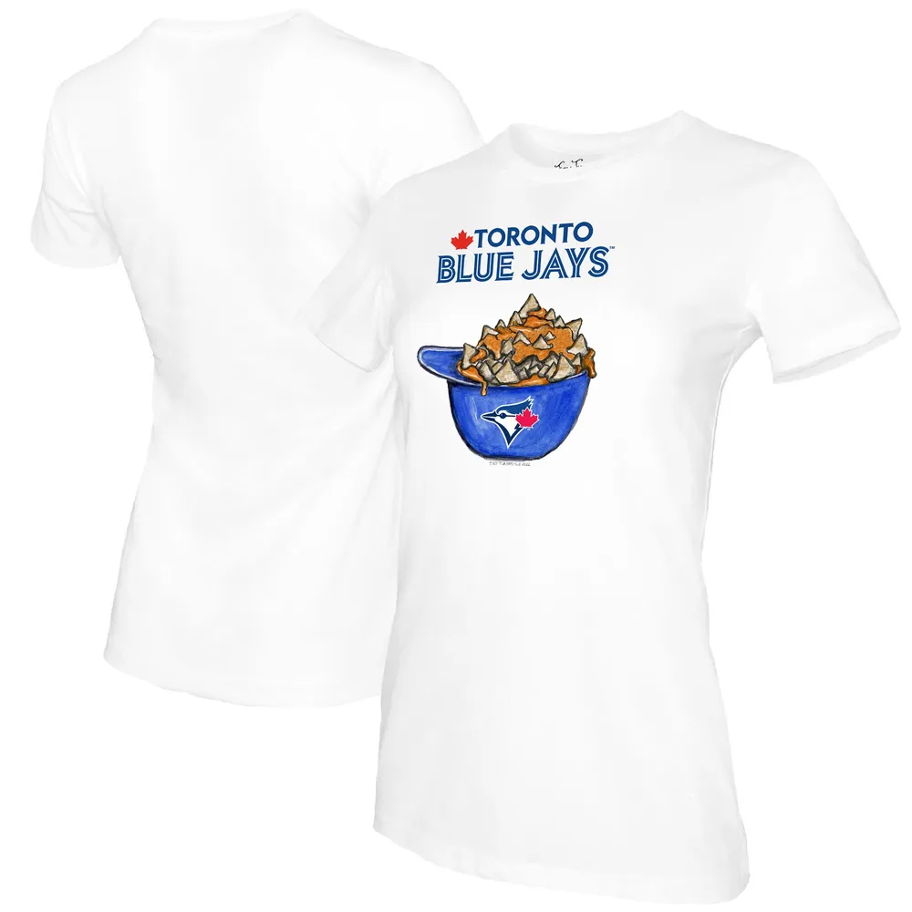Lids Toronto Blue Jays Tiny Turnip Women's Nacho Helmet T-Shirt