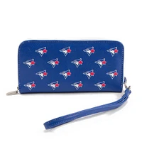 Portefeuille zippé à poignet des Blue Jays de Toronto pour femmes