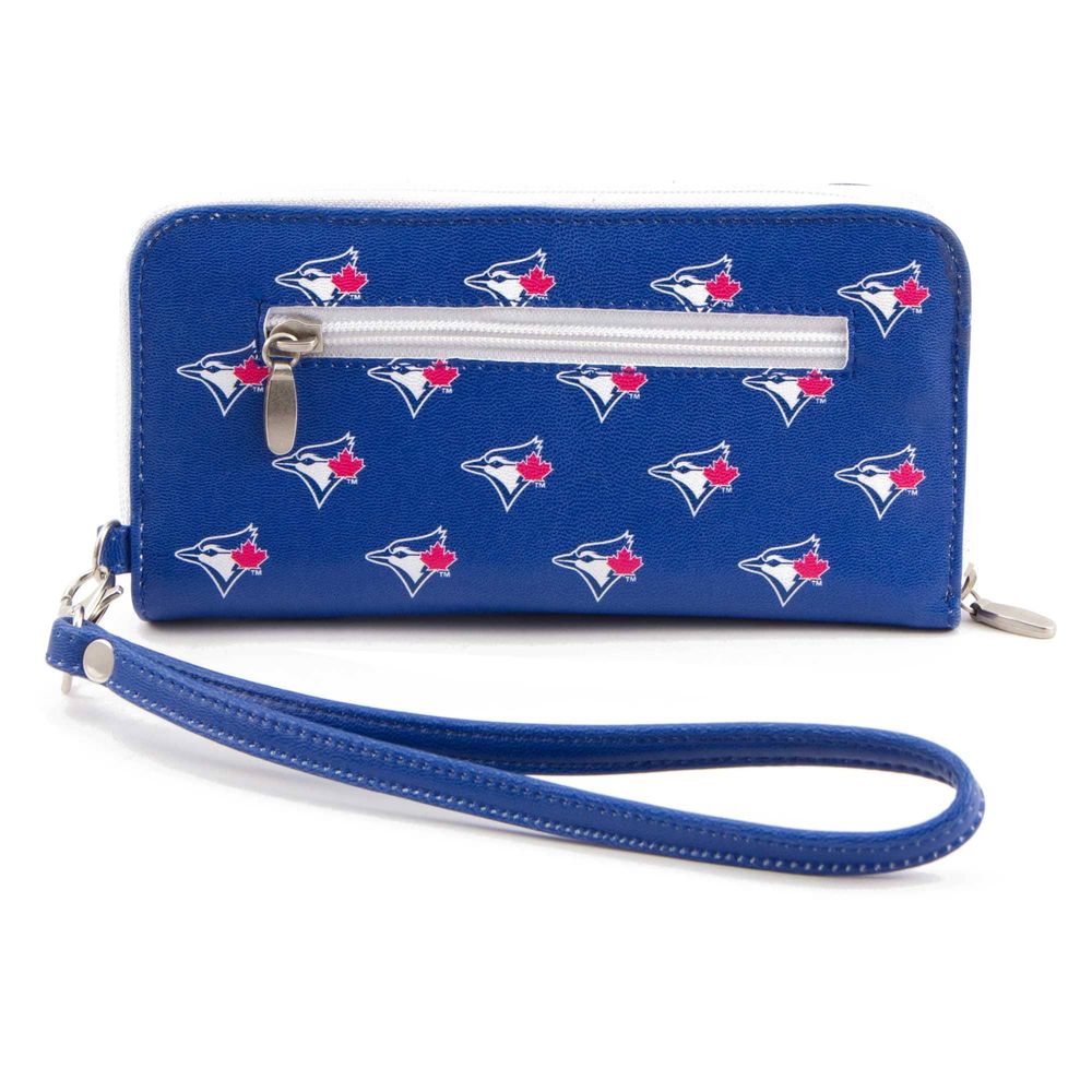 Women's Toronto Blue Jays Zip-Around Wristlet Wallet