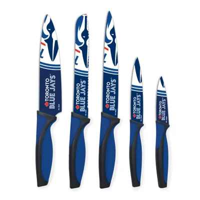 Toronto Blue Jays Woodrow 5-Piece Stainless Steel Cutlery Knife Set
