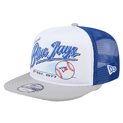 Youth New Era  White Toronto Blue Jays Retro 9FIFTY Snapback Hat