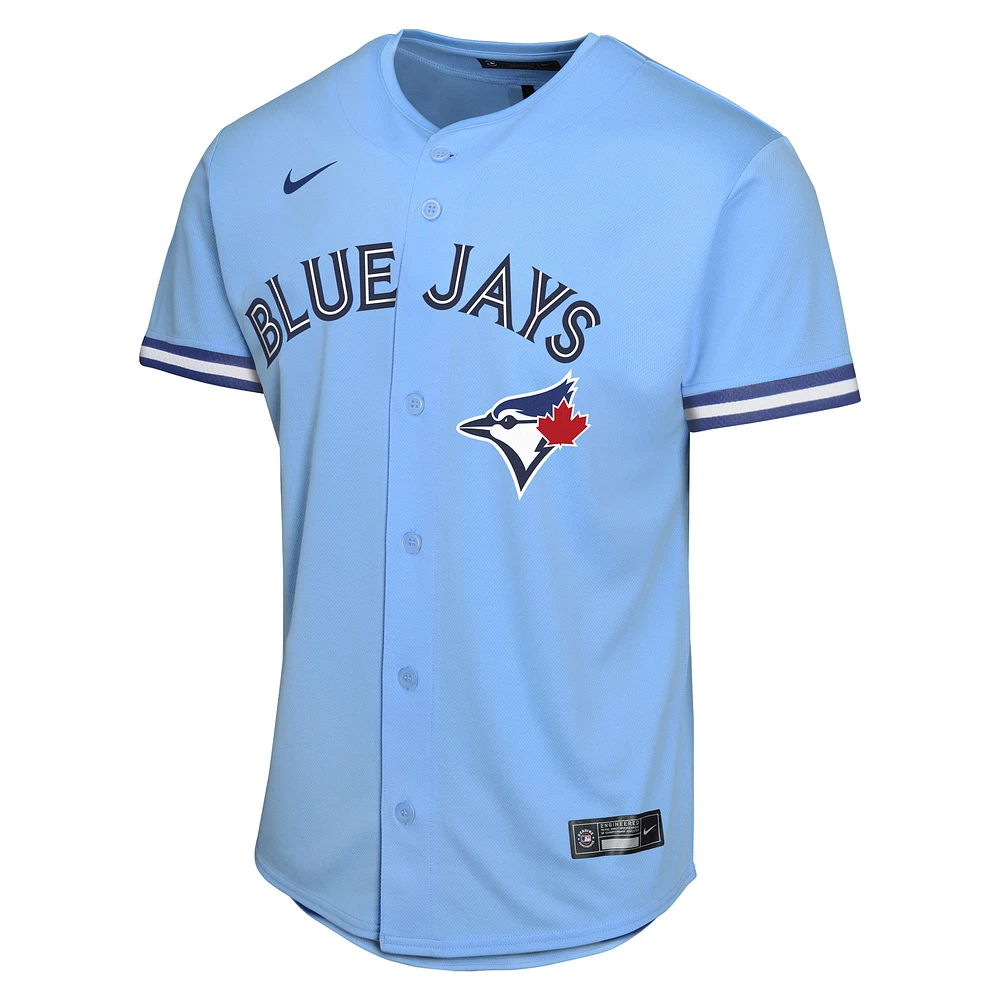 Youth Nike Andrés Giménez Powder Blue Toronto Jays Alternate Game Player Jersey