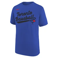 Youth Nike  Royal Toronto Blue Jays 2025 City Connect Legend T-Shirt