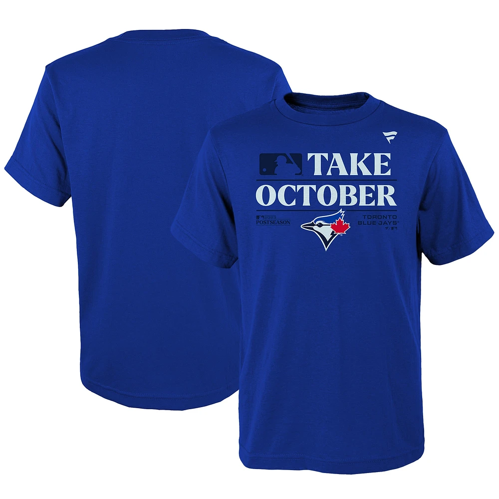 Youth Fanatics  Royal Toronto Blue Jays 2023 Postseason Locker Room T-Shirt