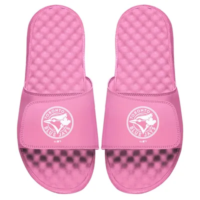 Toronto Blue Jays ISlide Youth Primary Logo Slide Sandals - Pink