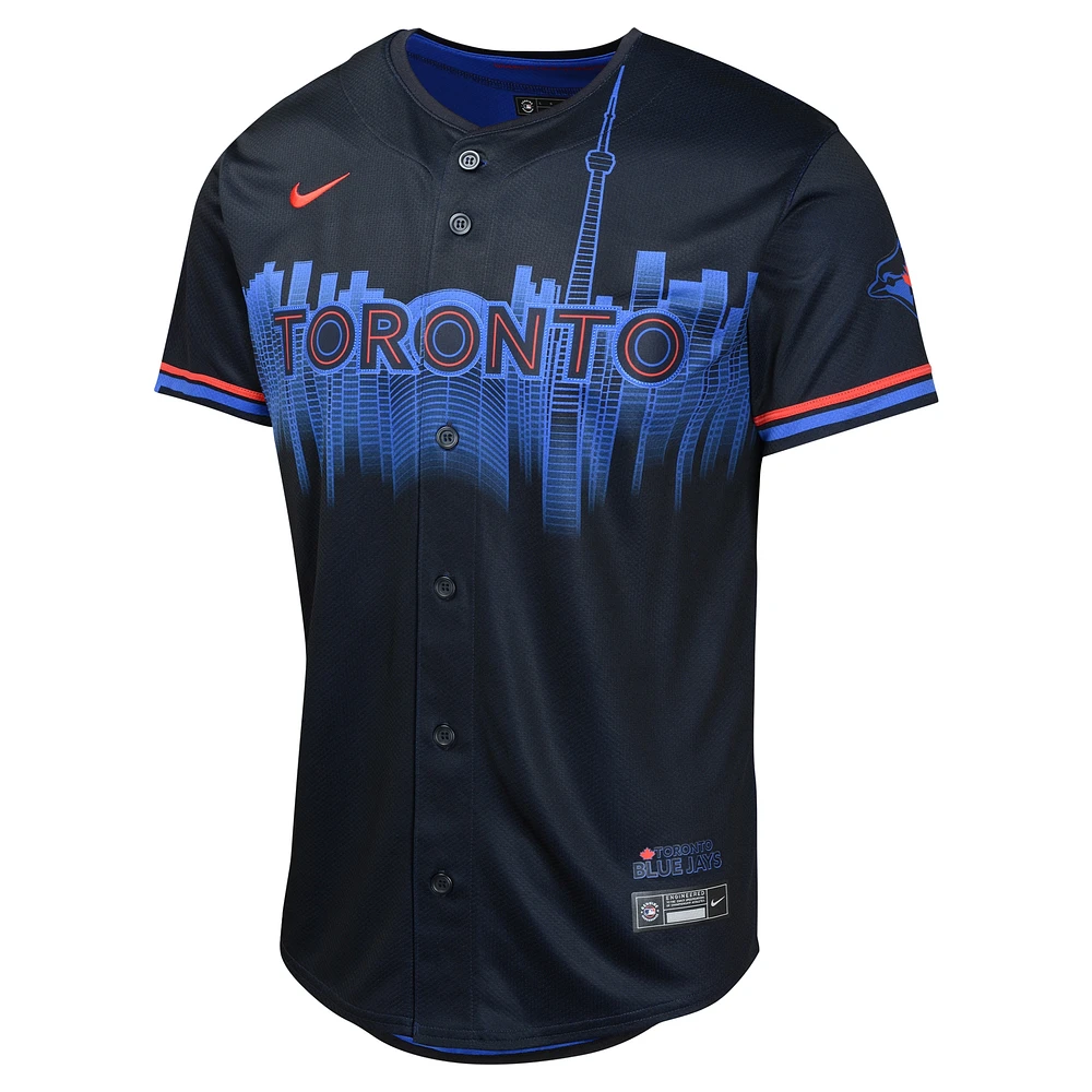 Maillot Nike noir Toronto Blue Jays 2024 City Connect Limited pour jeune