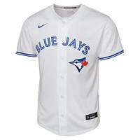 Maillot de joueur Nike Bo Bichette pour jeune, blanc, Toronto Blue Jays Home Limited