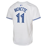 Maillot de joueur Nike Bo Bichette pour jeune, blanc, Toronto Blue Jays Home Limited