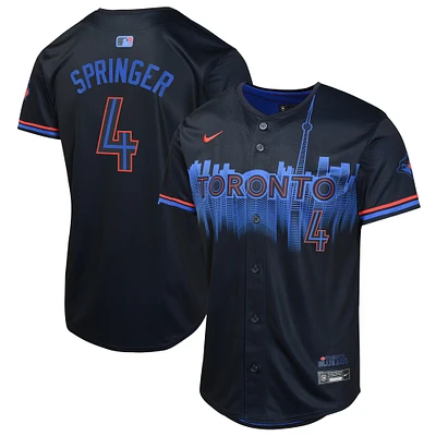 Youth Nike George Springer Navy Toronto Blue Jays 2024 City Connect Limited Player Jersey