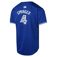 Maillot de joueur alternatif limité Nike George Springer Royal des Blue Jays Toronto pour jeunes