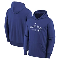 Sweat à capuche Nike Royal Toronto Blue Jays Authentic Collection Performance pour jeune