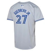 Maillot de joueur Nike pour jeunes Vladimir Guerrero Jr., gris, Toronto Blue Jays Away Limited