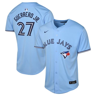 Maillot de joueur alternatif limité Nike pour jeunes Vladimir Guerrero Jr., bleu poudre