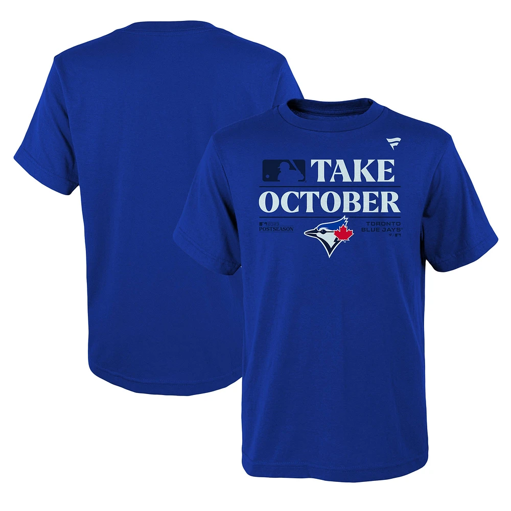 Youth Royal Toronto Blue Jays 2023 Postseason Locker Room T-Shirt