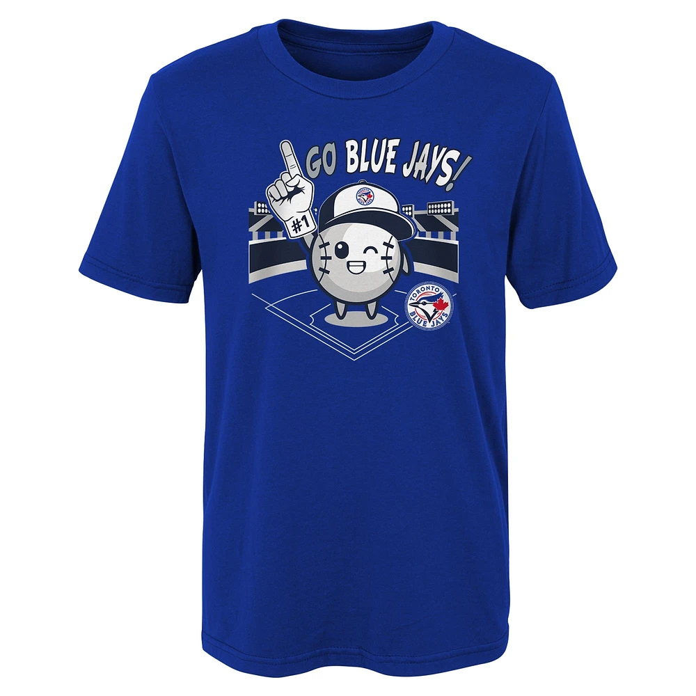 T-shirt de garçon balle des Blue Jays Toronto Royal pour jeunes