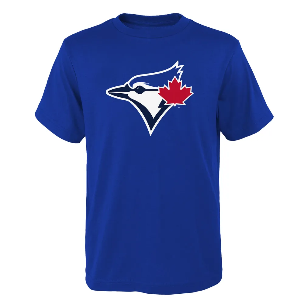 Toronto Blue Jays Youth Distressed Logo T-Shirt - Royal Size: Medium