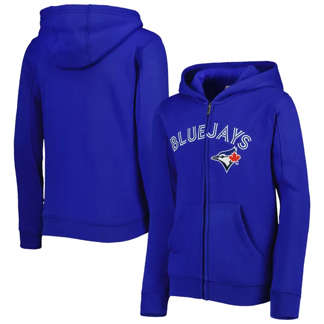 Toronto Blue Jays Women's Plus Size Colorblock Pullover Hoodie