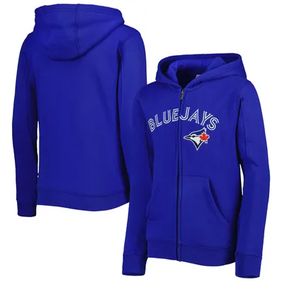 Women's Nike Royal Toronto Blue Jays Authentic Collection Team Raglan Performance Full-Zip Jacket Size: Small