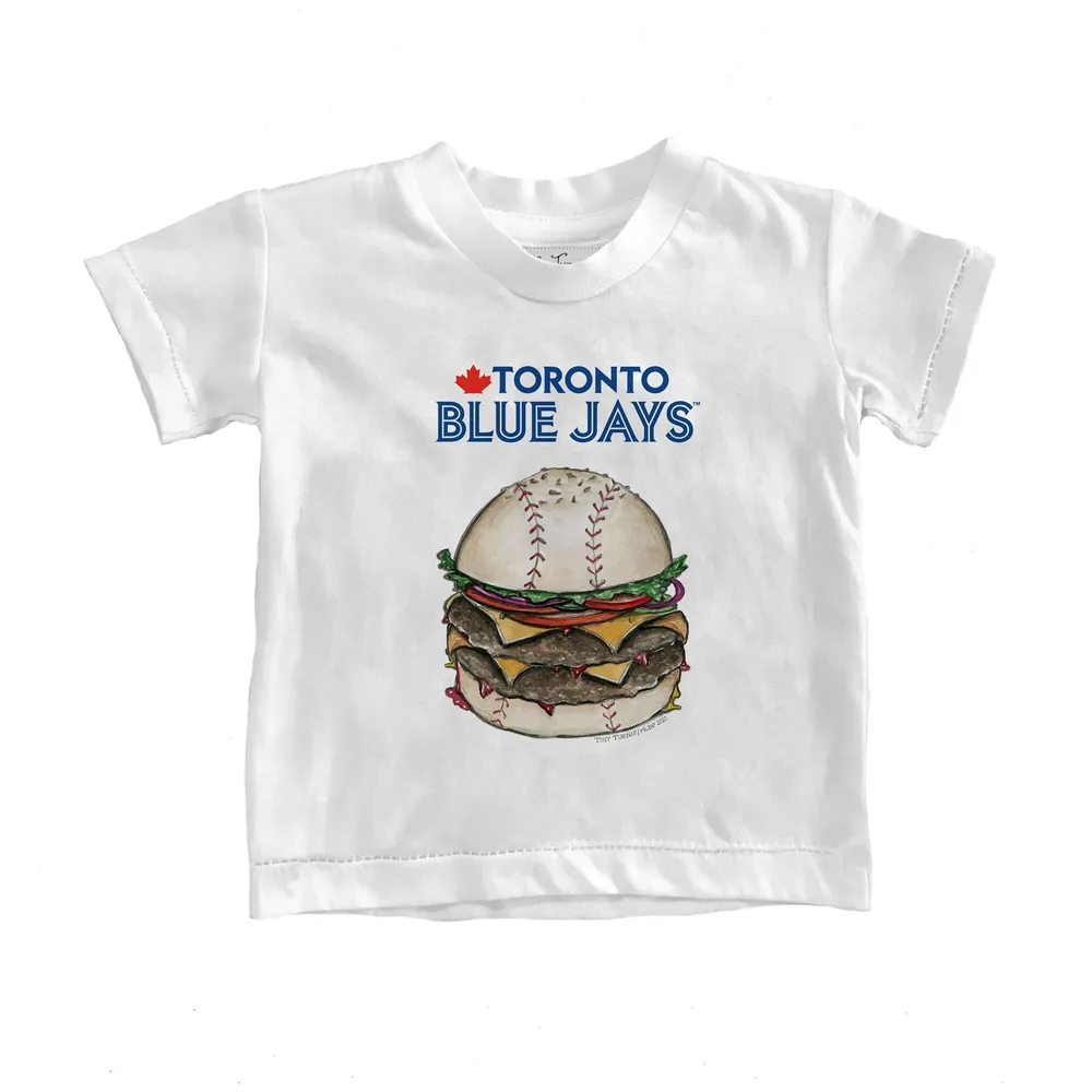 Lids Toronto Blue Jays Tiny Turnip Youth Burger T-Shirt - White