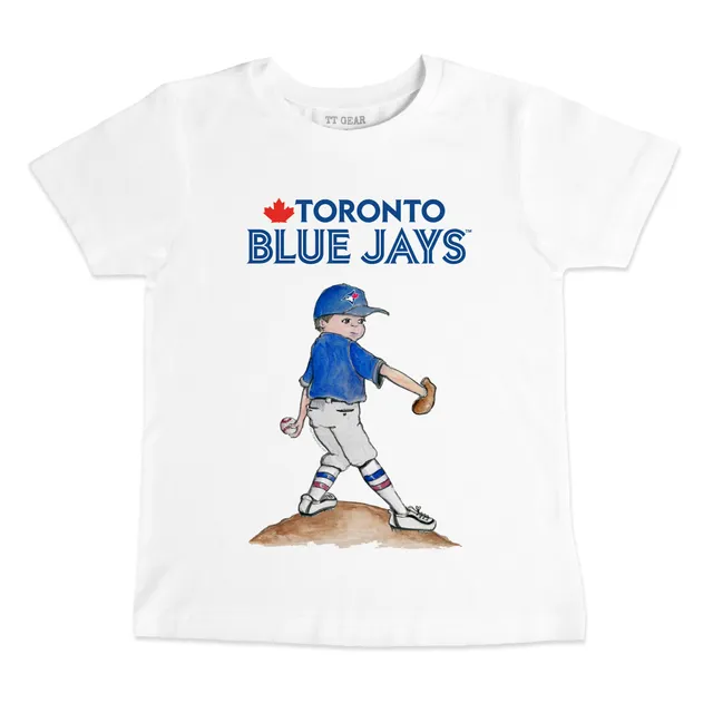 Lids Toronto Blue Jays Tiny Turnip Women's Stacked T-Shirt - Royal