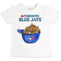 Toronto Blue Jays Tiny Turnip Toddler Prism Arrows T-Shirt - White