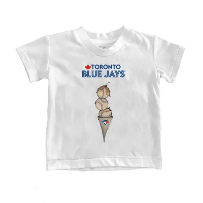 Lids Toronto Blue Jays Tiny Turnip Youth Baseball Babes T-Shirt - White