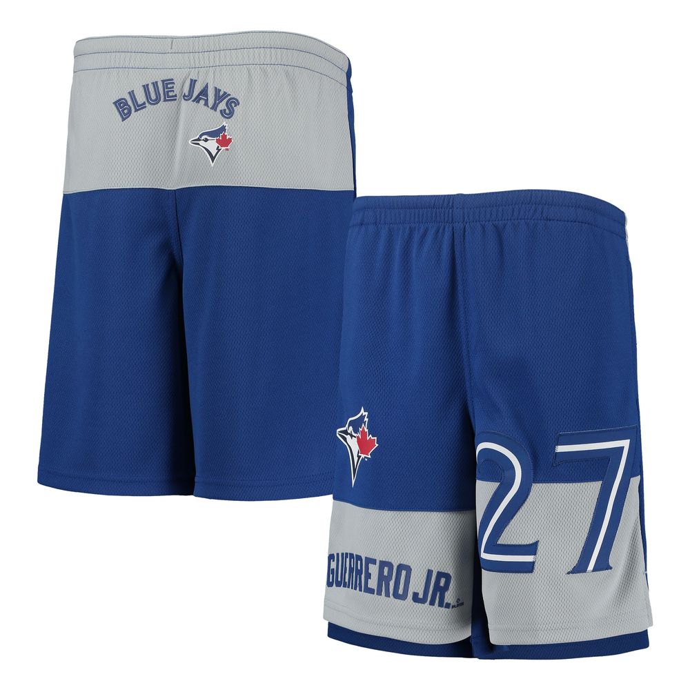 Youth Vladimir Guerrero Jr. Royal Toronto Blue Jays Pandemonium Name & Number Shorts