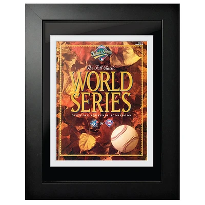 Toronto Blue Jays vs. Philadelphia Phillies 1993 World Series - 12'' x 16'' Framed Program Cover