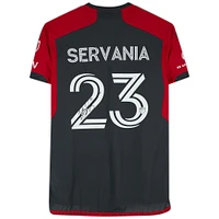 Maillot noir #23 autographié par Brandon Servania du Toronto FC lors de la saison 2023 de la MLS