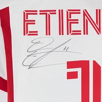 Maillot adidas blanc n° 11 dédicacé par Derrick Etienne Jr. du Toronto FC lors de la saison 2024 de la MLS - Taille S