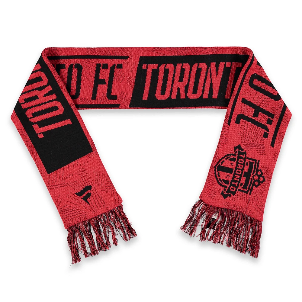 Fanatics Red Toronto FC Iconic Defender Jacquard Americana Scarf